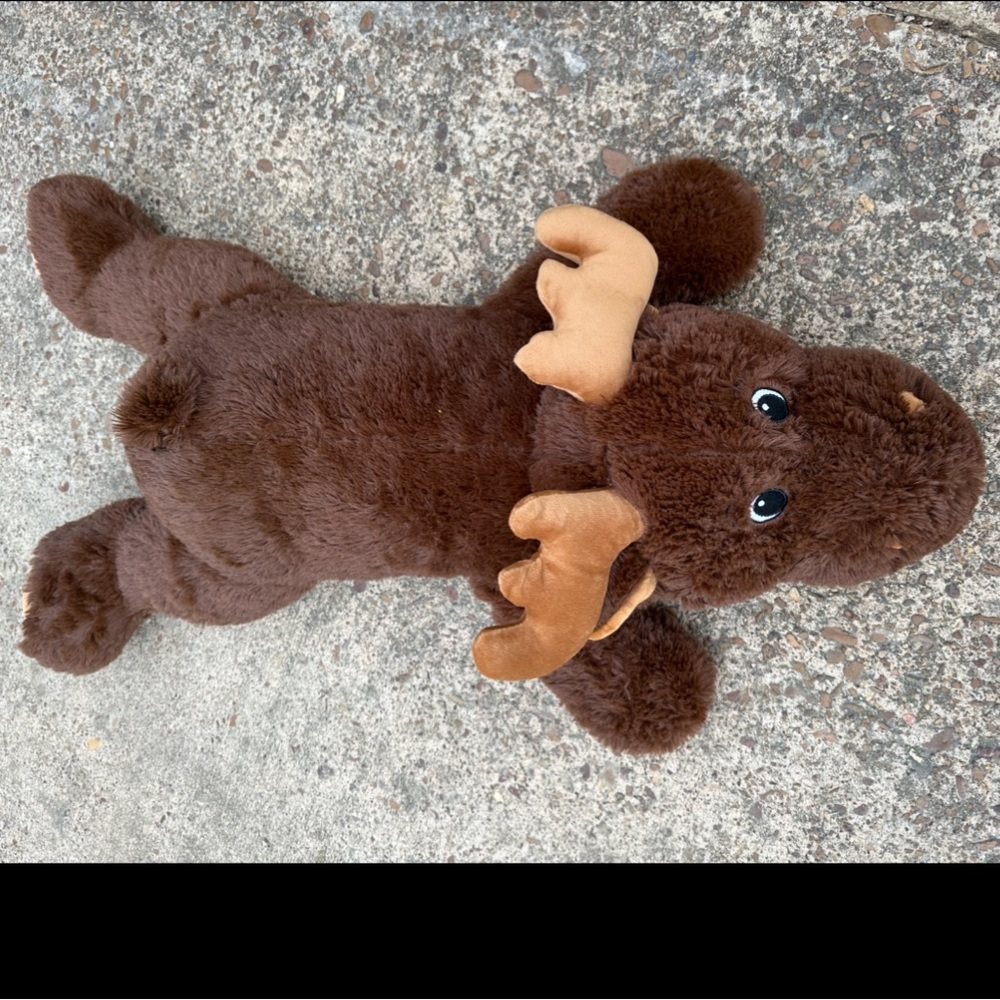 19" Best Made MOOSE Big Eyes Large Plush Stuffed Brown